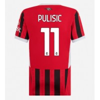 Camiseta AC Milan Christian Pulisic #11 Primera Equipación Replica 2024-25 para mujer mangas cortas